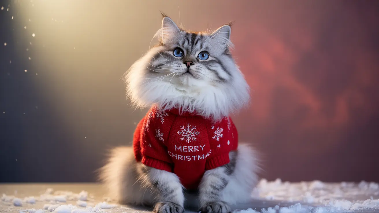 Roupa de Natal para Gatos: Guia Completo de Segurança e Conforto