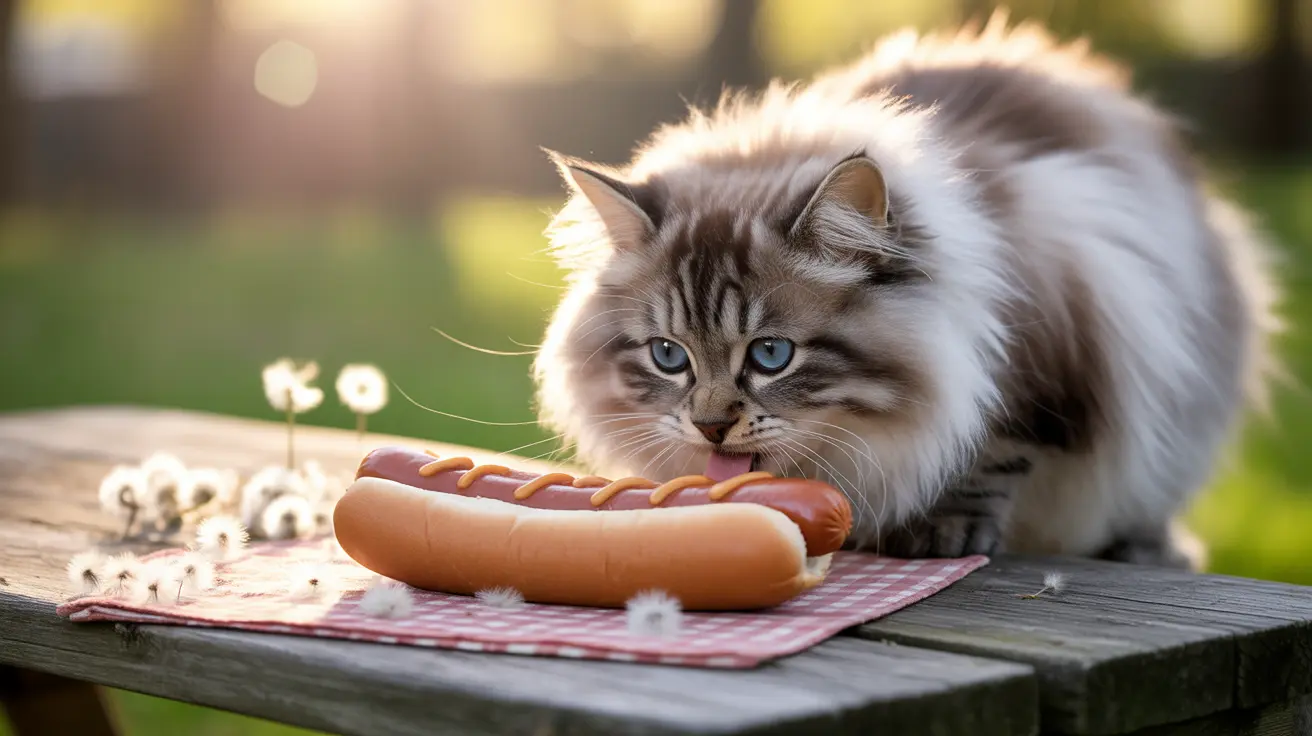 猫はホットドッグを食べても大丈夫？獣医師が解説するリスクと安全なおやつ代替案