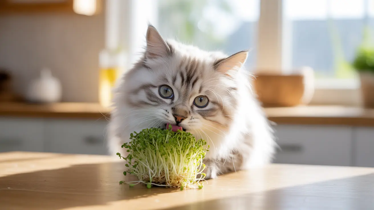猫はアルファルファスプラウトを食べても大丈夫？安全性と効果を徹底解説