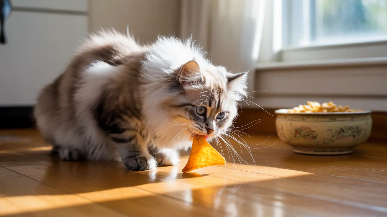 猫はドリトスを食べても大丈夫？愛猫の安全を守る完全ガイド