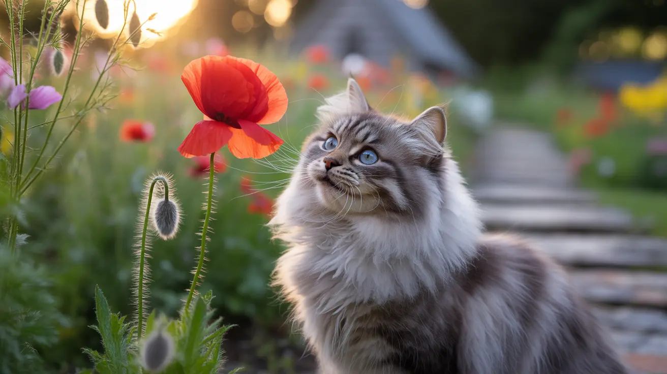 Comprender la toxicidad de las amapolas en los gatos