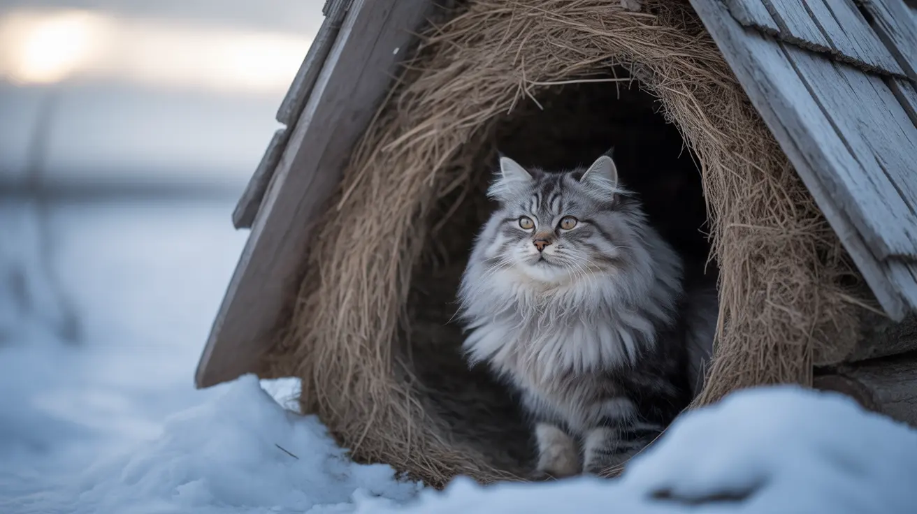 Comment aider les chats errants en hiver : nourriture, eau, abri