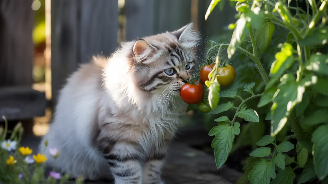¿Son tóxicas las plantas de tomate para los gatos? Guía completa para proteger a tu mascota