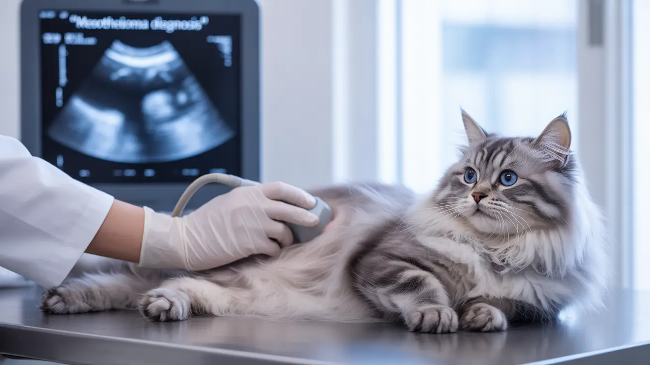 猫の中皮腫の理解：症状・診断・治療の選択肢