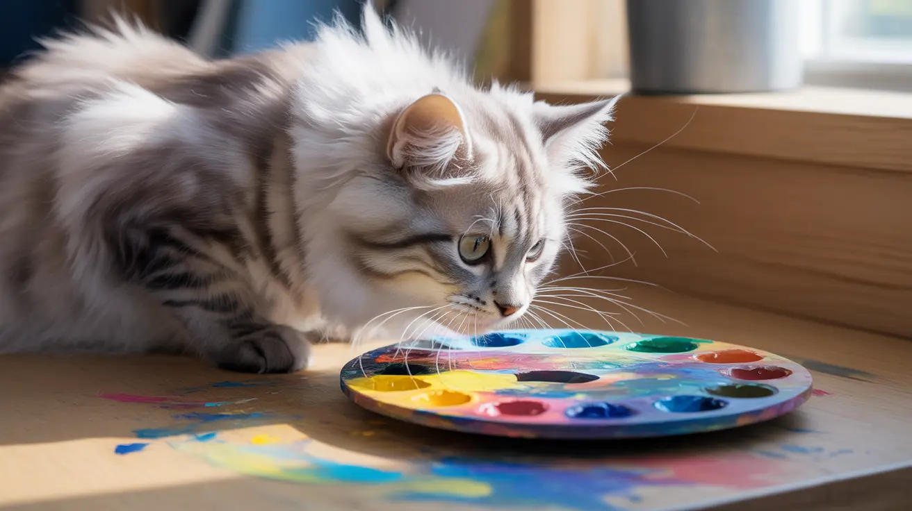 アクリル絵の具は猫に有害？ペットオーナーのための完全安全ガイド