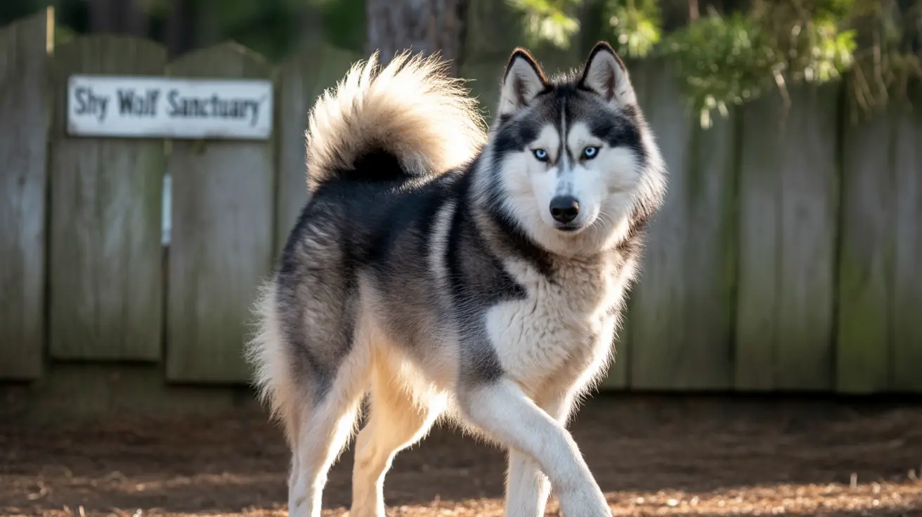 El asombroso tamaño de los perros lobo híbridos gigantes