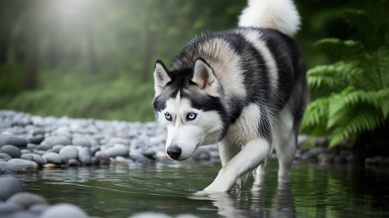 Huskies siberianos y su relación con el agua