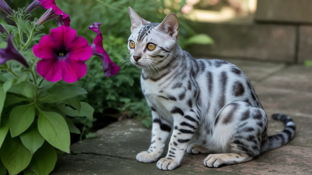 Petunias y seguridad para gatos: ¿son tóxicas?
