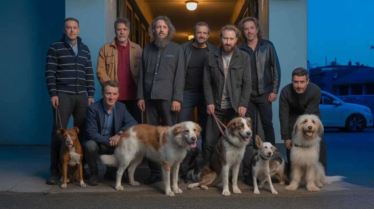 American soldiers with rescued dogs from Gaza conflict