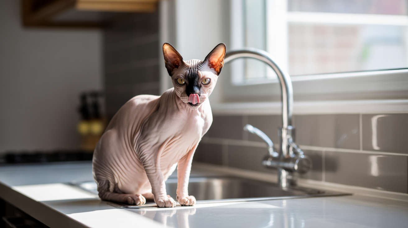 Pourquoi mon chat lèche-t-il souvent ses lèvres : causes et solutions