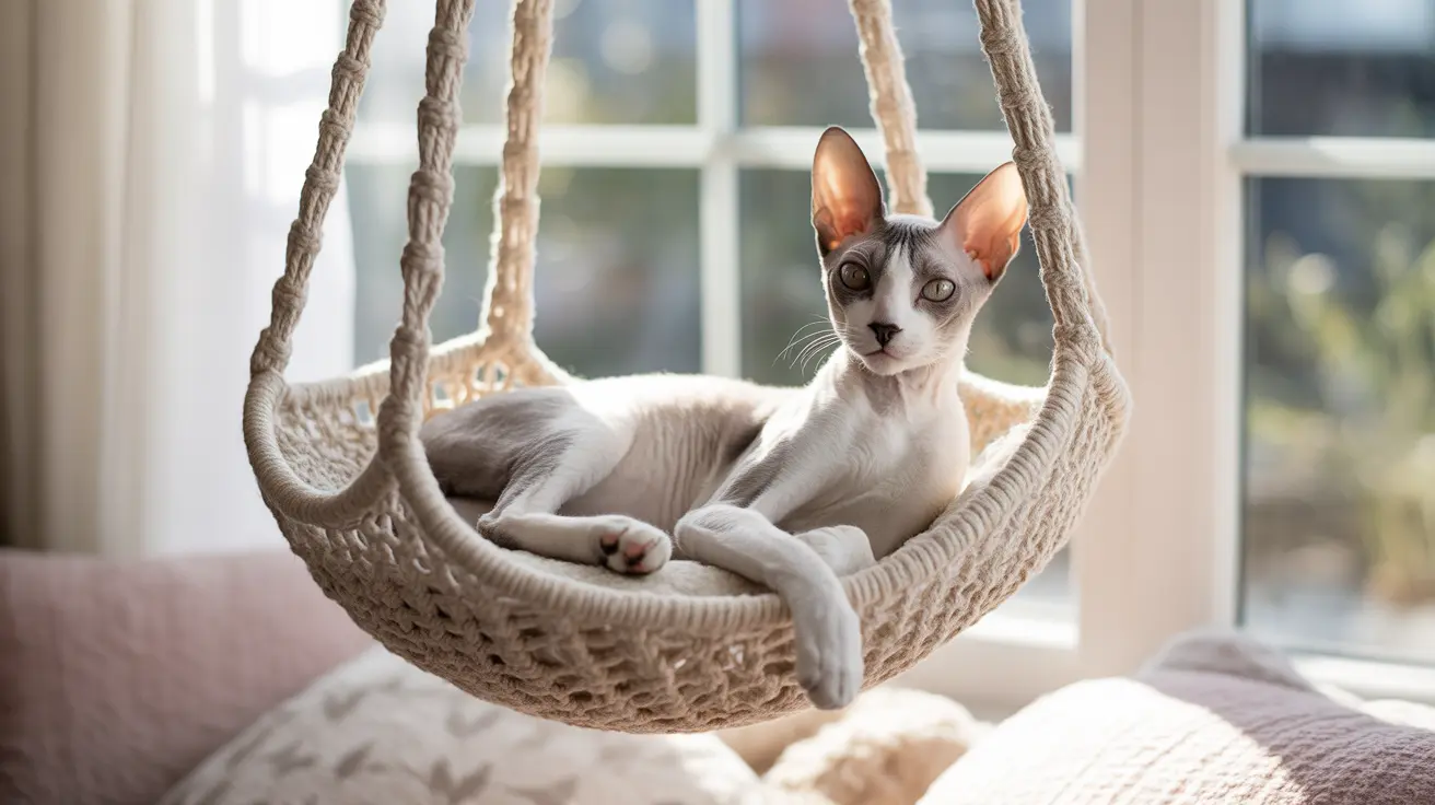 猫用吊り下げベッドDIY完全ガイド：快適な空中スペースの作り方