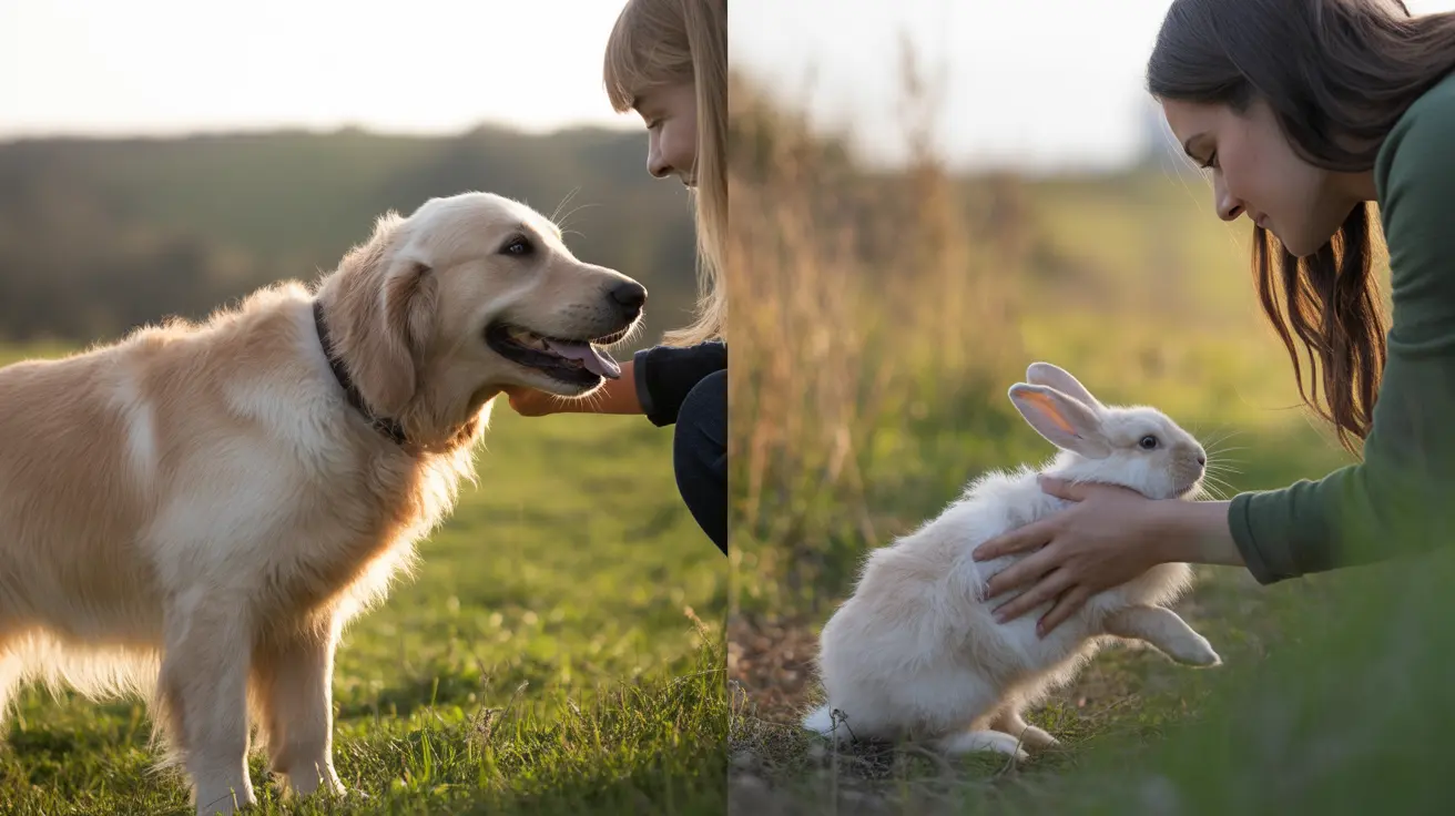 Children reading books alongside a calm therapy dog at a library event