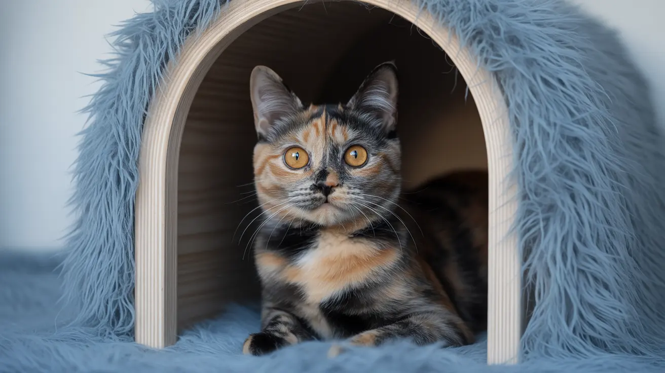 Elderly cat named Kitty looking content in her new forever home after shelter stay