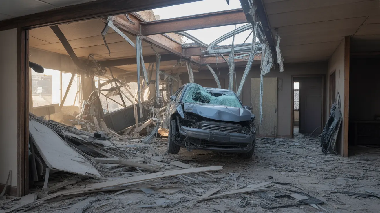 Village Animal Clinic in Columbus, Ohio Suffers Major Damage After Car Crash