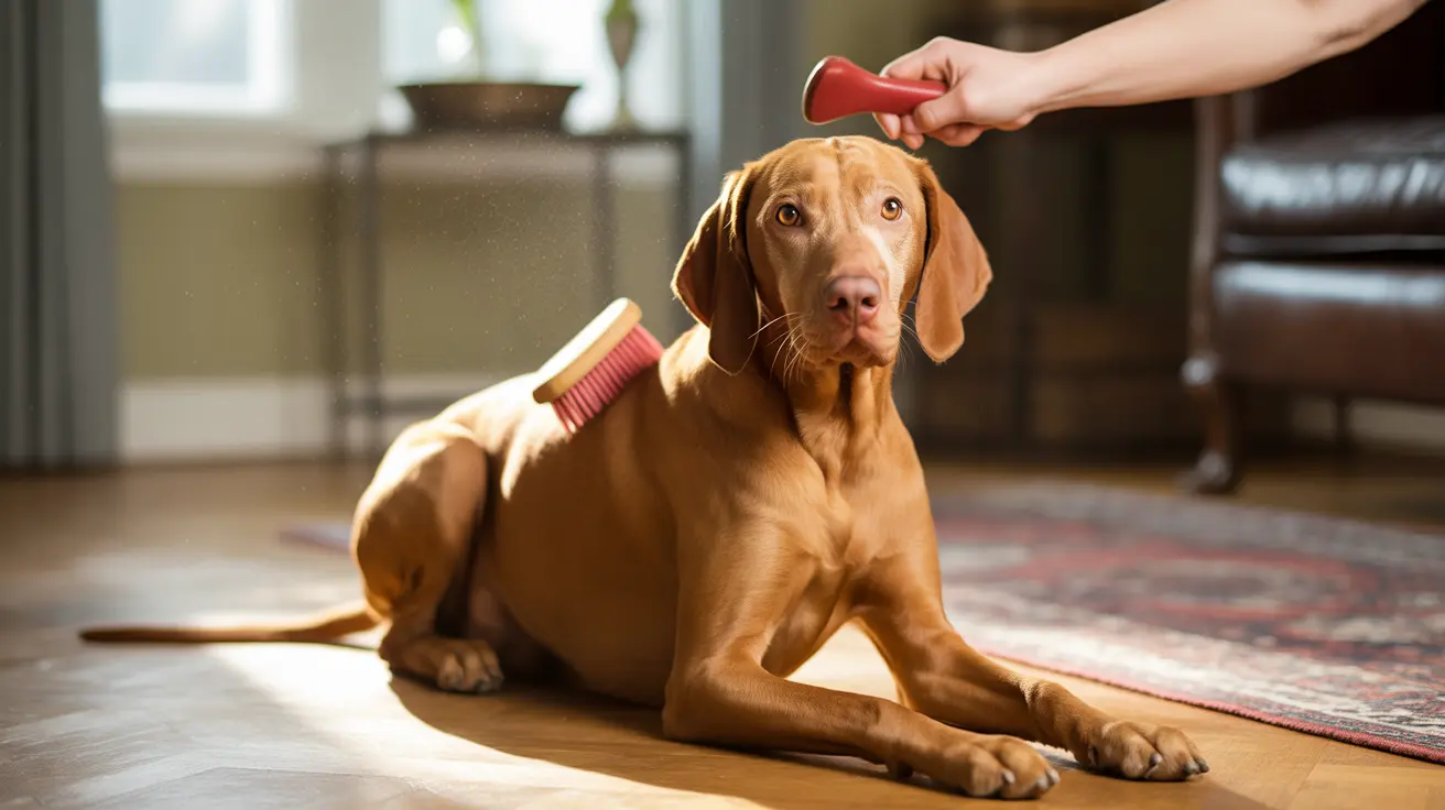 Perte de poils chez le Vizsla : tout savoir sur l’entretien du pelage