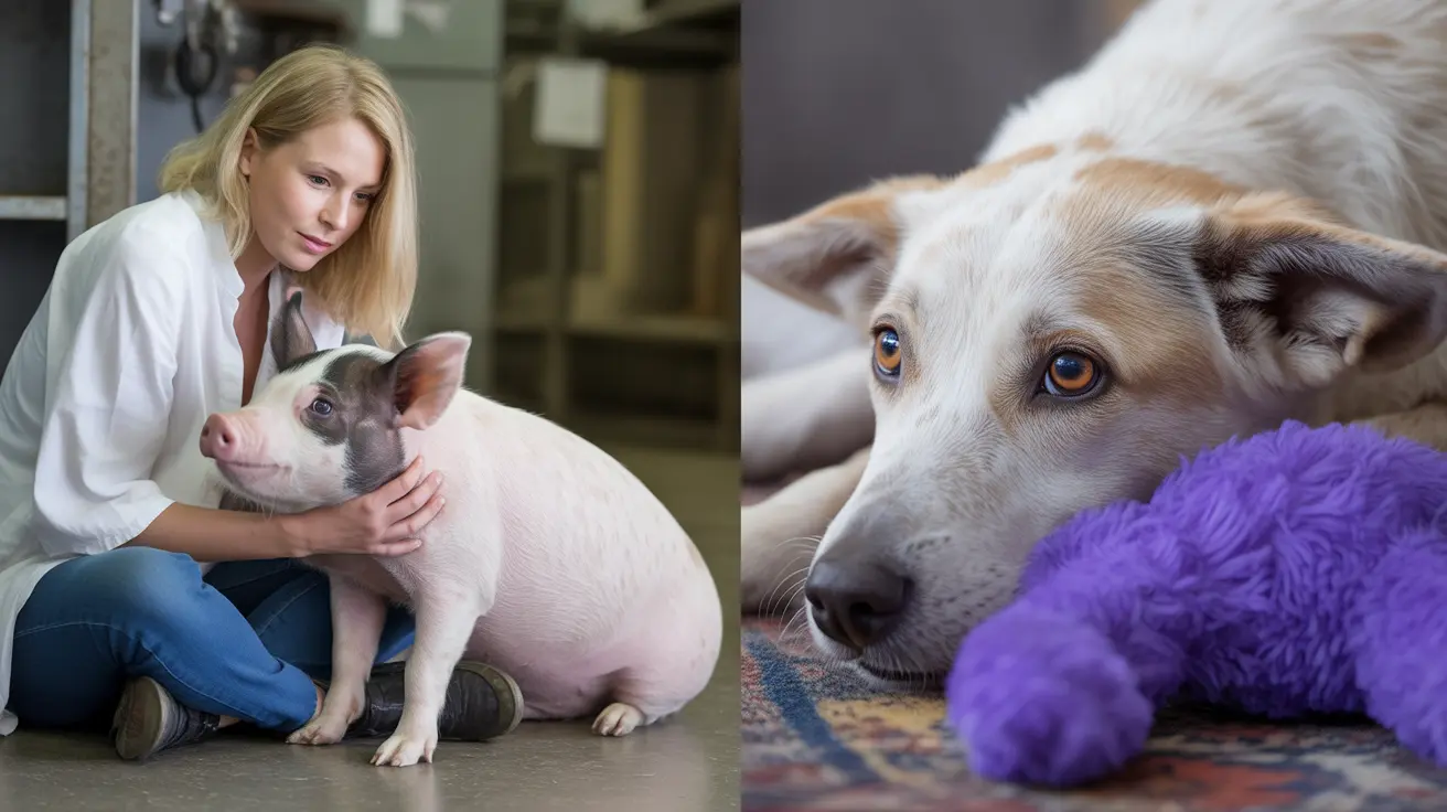 Volunteer caring for a shelter dog creating a bond before adoption