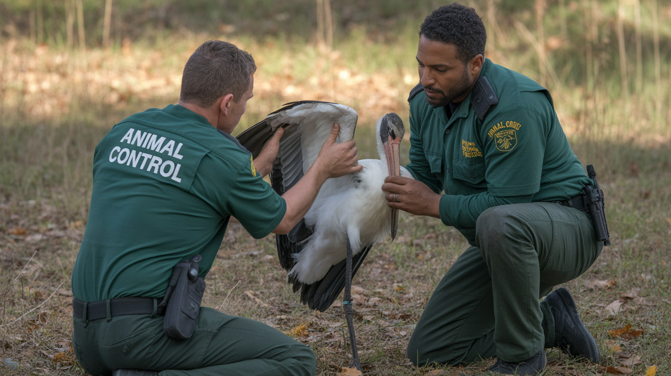 Una cigüeña de bosque amenazada recibió una segunda oportunidad de vida
