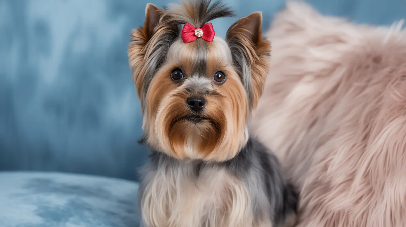 Certified therapy dog visiting a patient in a hospital setting
